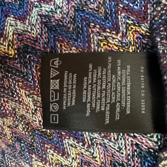 Maeve Multicolor Chevron Knit Top Size Medium - Picture 7 of 17